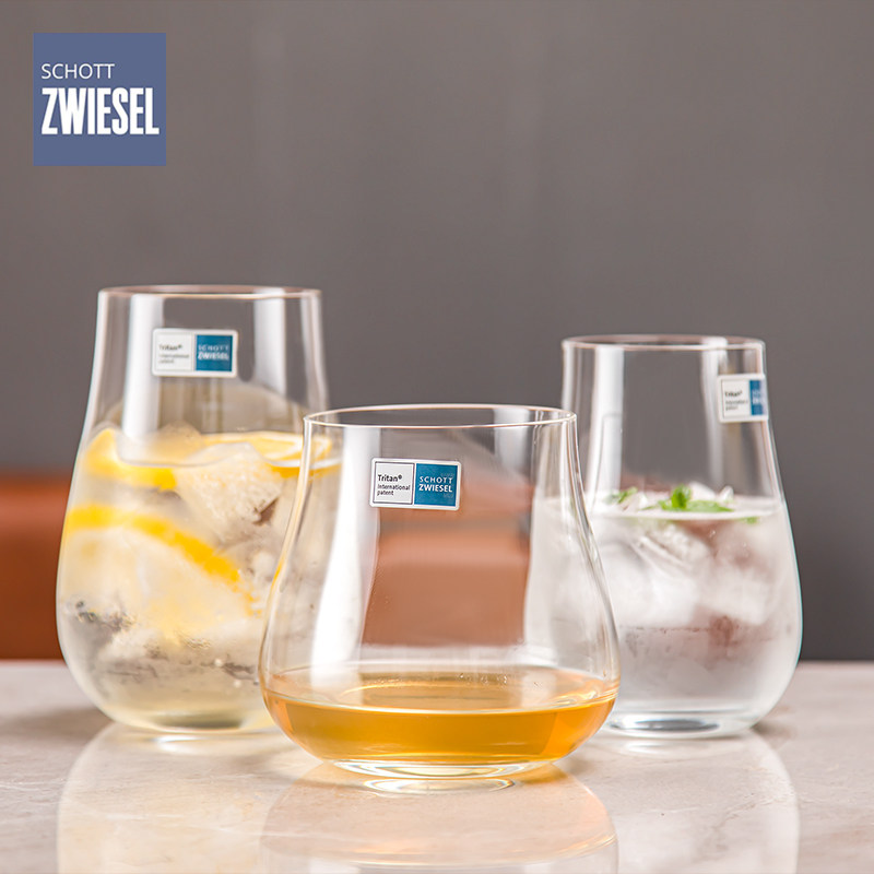 德国进口schott肖特水晶玻璃威士忌洋酒杯家用水杯茶杯果汁冷饮杯