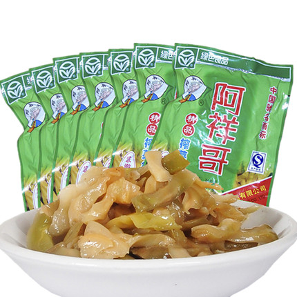 (拍2份送十袋)【阿祥哥】小袋榨菜香脆下饭菜40g*20袋咸菜丝 包邮