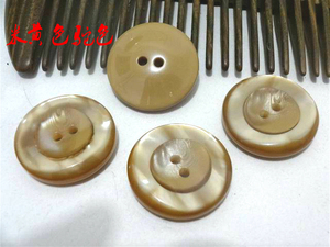 新款二孔米黄色驼色纽扣热卖卡其色风衣大衣毛衣纽扣专卖30mm25