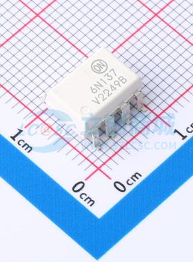 6N137SDVM SOP-8-2.54mm 逻辑输出光耦 onsemi(安森美)全新原装