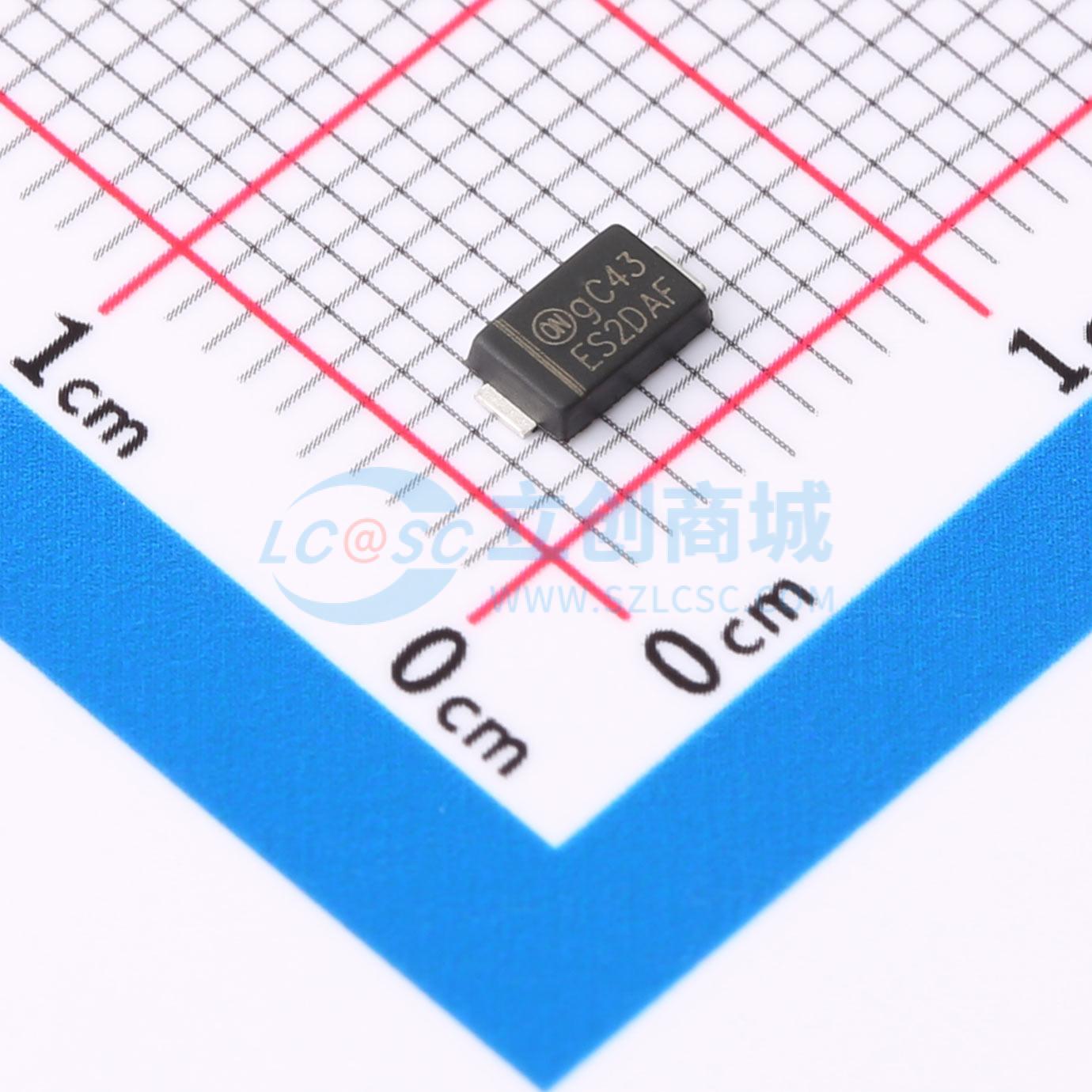 ES2DAF DO-214AD 快恢复/高效率二极管 onsemi(安森美)全新原装