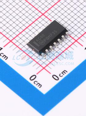 74AC00SCX SOIC-14 逻辑门 onsemi(安森美)全新原装 电子元器件配