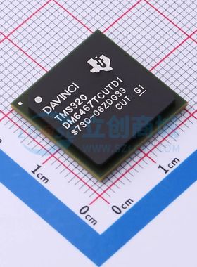 TMS320DM6467TCUTD1 FCBGA-529 单片机(MCU/MPU/SOC) TI(德州仪器