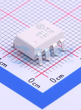 6N138SM SOP-8-2.54mm 逻辑输出光耦 onsemi(安森美)全新原装 电