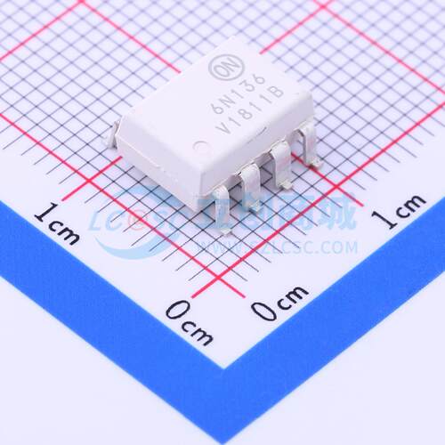 6N136SDVM SOP-8-2.54mm 逻辑输出光耦 onsemi(安森美)全新原装