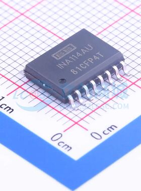 INA114AU SOIC-16-300mil 仪表放大器 TI全新正品原装 电子元件配