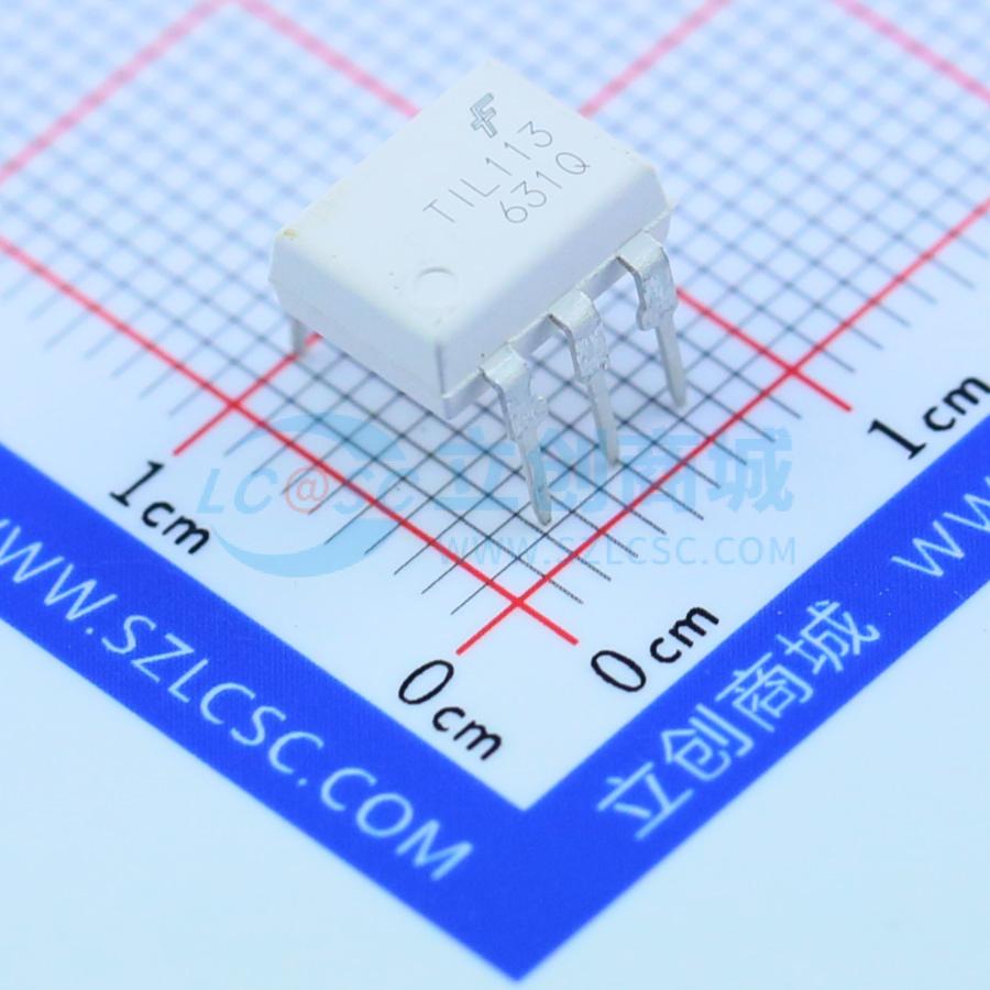 TIL113M DIP-6 晶体管输出光耦 onsemi(安森美)全新原装 电子元器