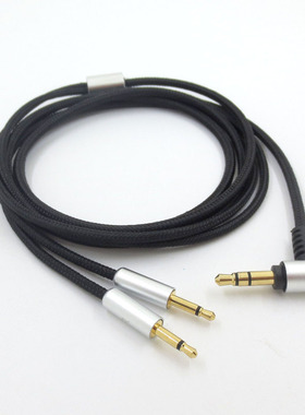 适用于森海HD447 HD212 pro EH250 EH350音频线3.5mm转两个2.5mm