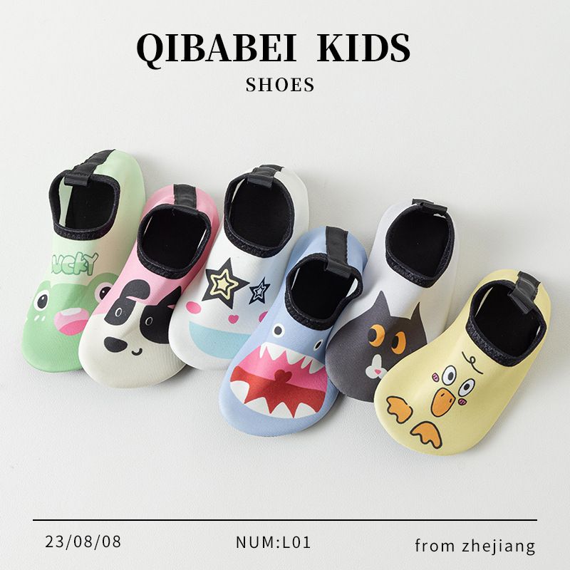 海边儿童沙滩袜鞋男女水上乐园涉水鞋防滑防割溯溪软底地板贴肤鞋