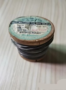 英国 Ersin Multicore木轴 焊锡，产地英格兰，直径1.5mm，粗实。