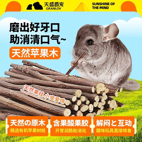 健齿磨牙苹果树枝玩具零食