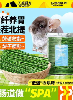 新头茬特级烘干北提摩西草段嫩绿多叶小宠动物龙猫兔子磨牙牧草