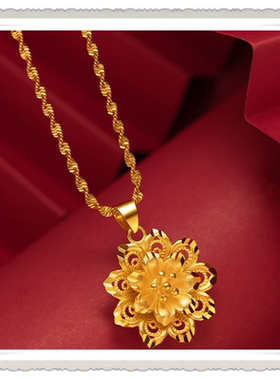 other/其他沙金水波链女士项链