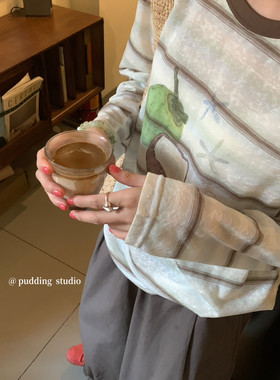 pudding布丁家-开挂冰凉空调天丝质感长袖T