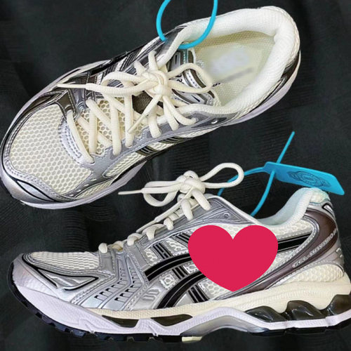 2026款跨境莆田户外GEL-Kayano14跑步鞋男女网面缓震轻便运动鞋