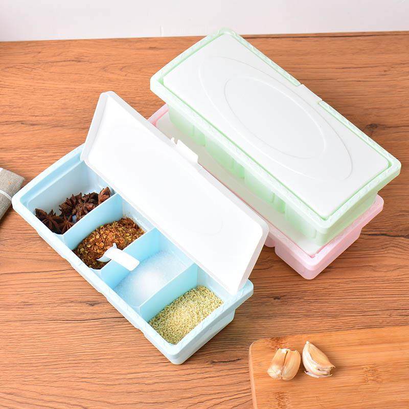 多格分格厨房调味盒调味罐套装家用佐料味精收纳盒盐罐调料盒组合,厨房/烹饪用具,调味瓶罐/调料研磨器,淘宝优惠券,粉丝福利购,淘宝优惠卷