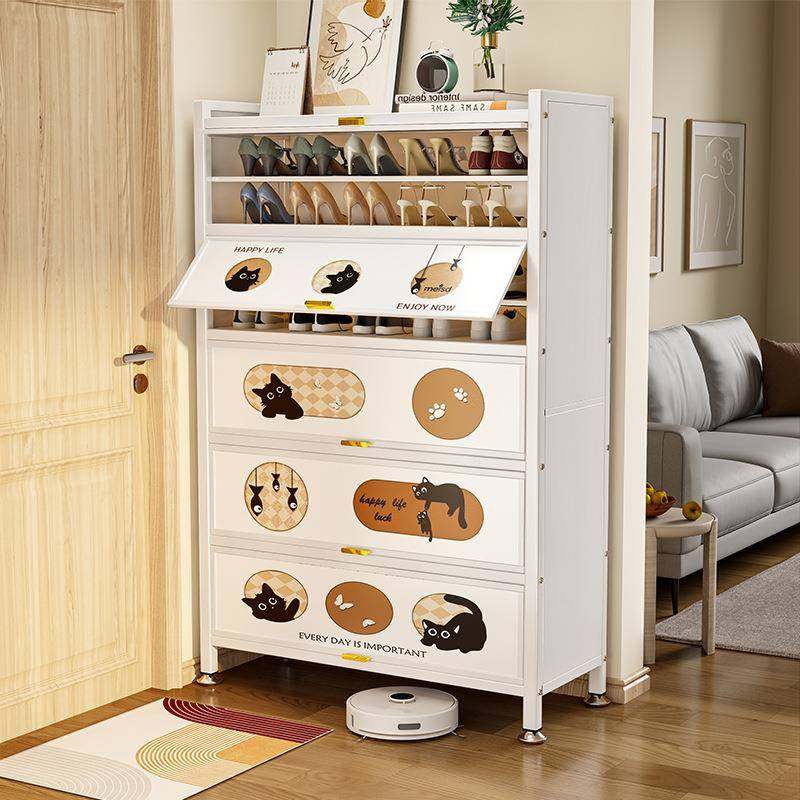 钢制鞋柜家用门口多层储物柜入户玄关大容量收纳柜金属防尘鞋架,住宅家具,鞋柜,淘宝优惠券,粉丝福利购,淘宝优惠卷