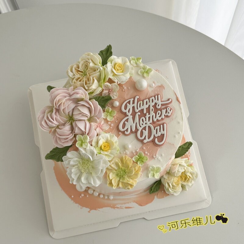 河乐维儿官方正品韩式裱花 母亲节巧克力裱花模具 蛋糕用品模具