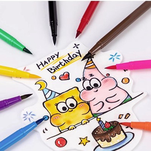 仙妮贝儿烘焙色素笔勾线描绘笔手绘翻糖蛋糕人偶马卡龙糖霜饼干