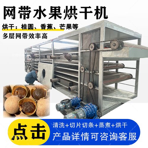 网带干坚果土豆半夏天麻片烘干房