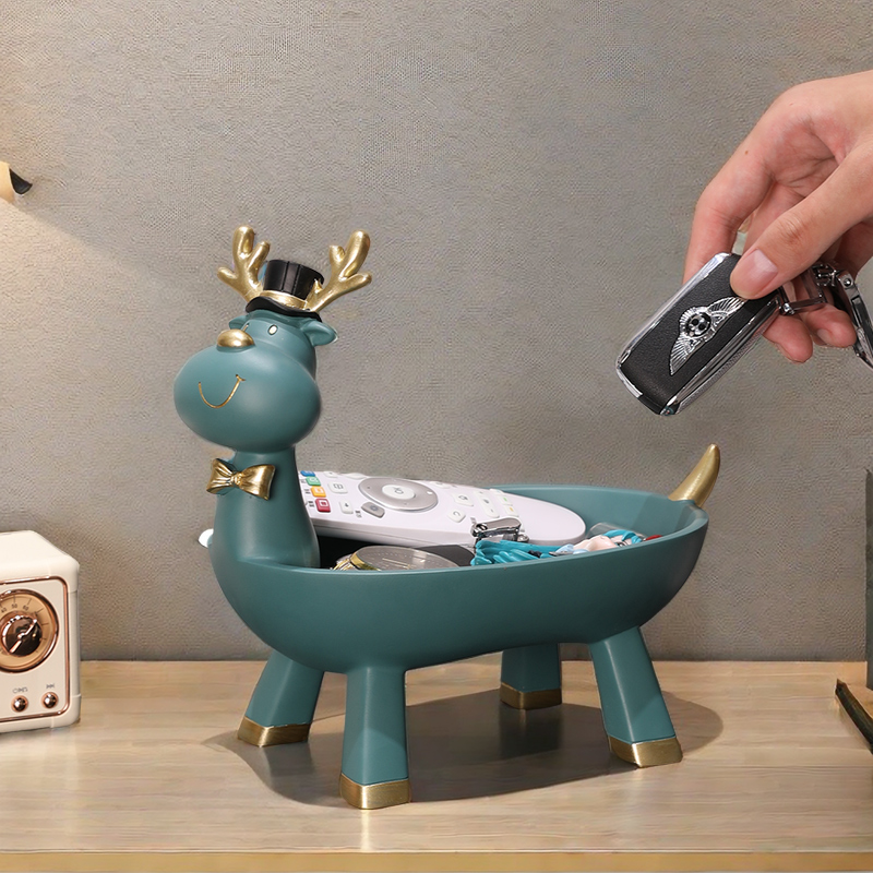 入户钥匙收纳摆件桌面柜子装饰品