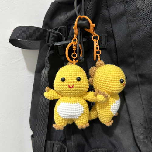 奶呼呼小龙钥匙扣手工材料包