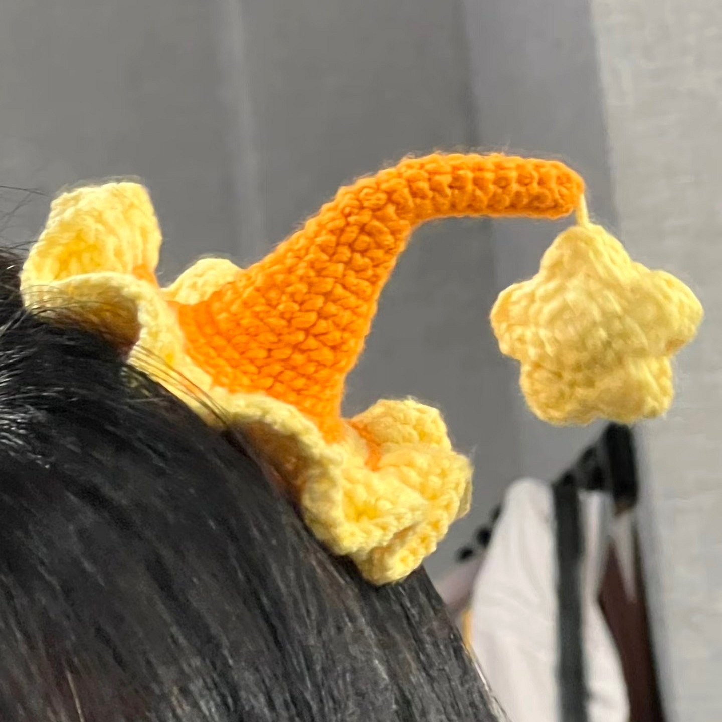 钩针星星魔法帽发饰手工礼物女