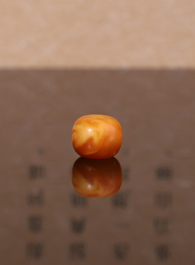 俄料老蜜蜡老型珠散珠8.3*6.6mm 琥珀蜜蜡手串diy配饰单珠 MSLL7