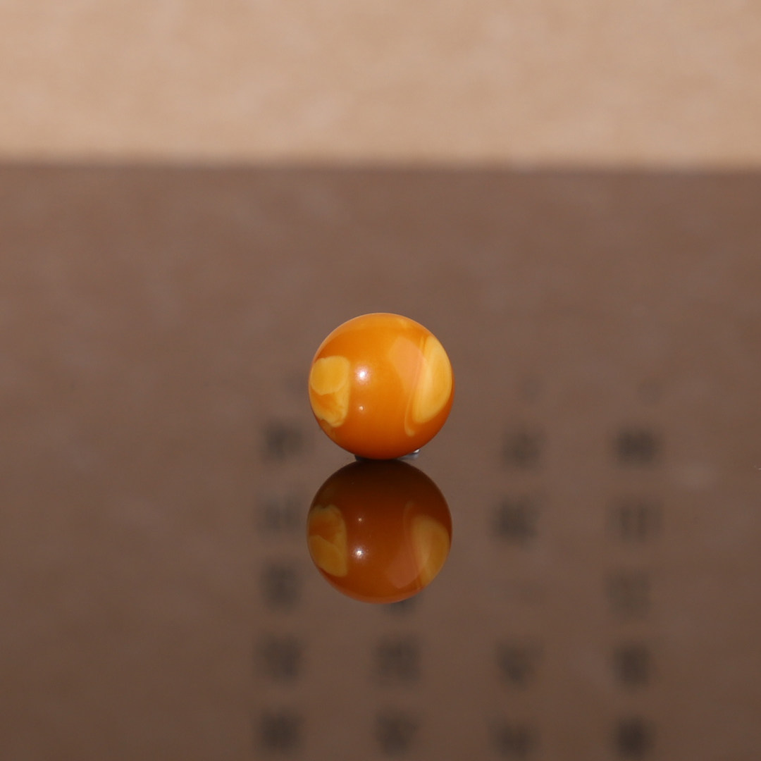 天然正品俄料蜜蜡老蜜蜡圆珠散珠 8.3mm diy手链搭配配珠 LS12
