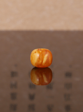 俄料老蜜蜡老型珠散珠8.5*7mm 琥珀蜜蜡手串diy配饰单珠 MSLL22