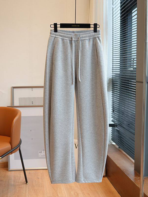 墙推！个性时髦镰刀裤宽松显瘦空气棉香蕉裤卫裤