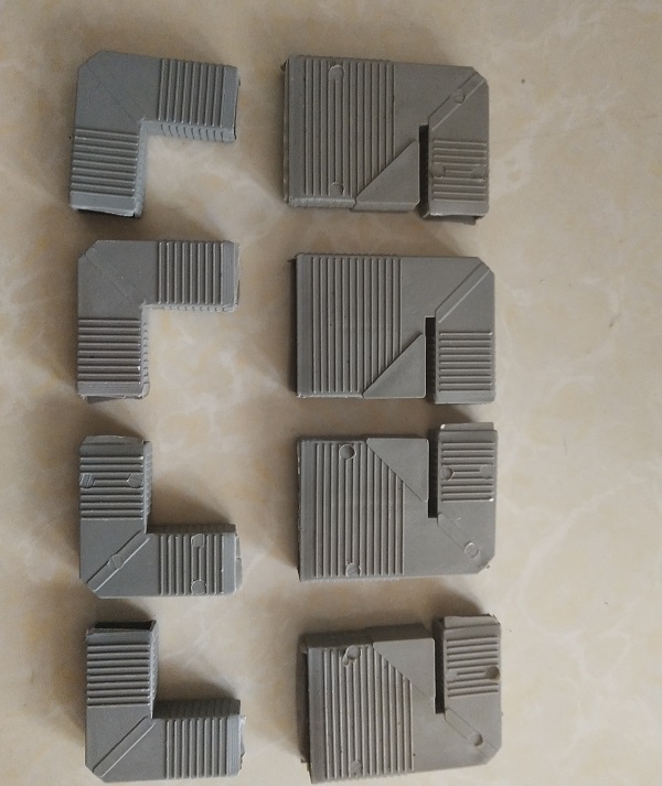 厨柜门铝合金框常用型塑料连接件