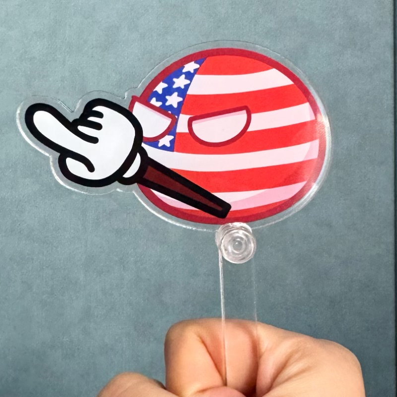 指指点点美国球打卡棒（8cm）