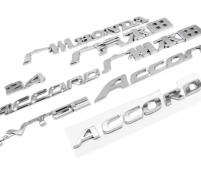 适用于七八九十代雅阁前后车标志H标ACCORD后尾箱标2.4车标字标贴
