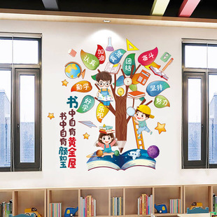班级之星评比栏装 饰小学幼儿园教室文化墙面励志照片墙布置墙贴纸