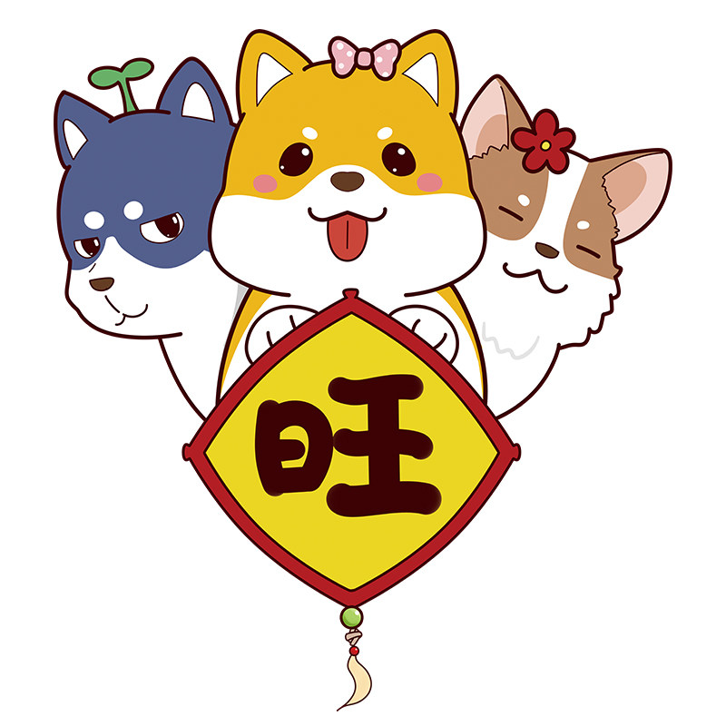 可爱狗狗门贴纸自粘儿童小孩房间布置卡通衣柜贴纸卧室墙贴画,家居饰品,软装墙贴,淘宝优惠券,粉丝福利购,淘宝优惠卷