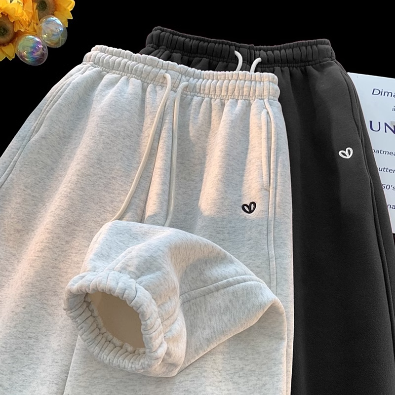 女童秋冬裤子2025新款秋装洋气儿童冬季卫裤女大童加绒休闲运动裤