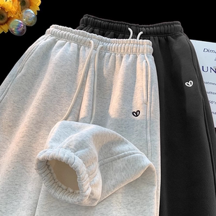 女童春装裤子2026新款春秋洋气儿童春季卫裤女大童加绒休闲运动裤