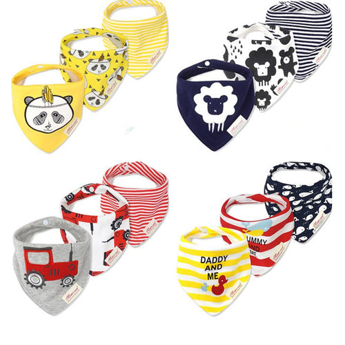 宝宝口水巾三角巾纯棉柔软吸水