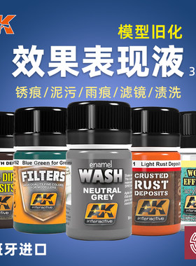 西班牙AK泥污雨痕滤镜旧化效果液