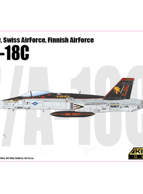 铸造模型 天力模型 1/48 限量版 美国 F/A-18C 战斗机 K48185