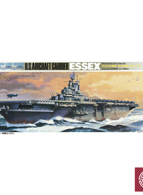 铸造模型 长谷川拼装模型 49707 1/700 美 埃塞克斯号航空母舰
