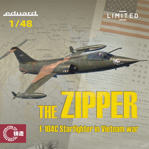 铸造模型 牛魔王拼装飞机 11169 F-104C 越南战争 限定版 1/48