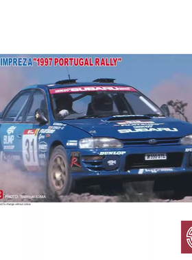 铸造模型 长谷川 1/24 斯巴鲁IMPREZA 97葡萄牙拉力赛 20483
