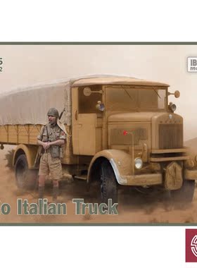 铸造模型 IBG拼装车辆 35052 3Ro Italian Truck 轮式卡车 1/35