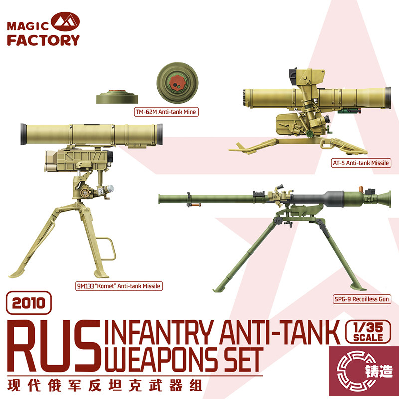 铸造模型 魔力工厂拼装 MF-2010 1/35现代俄军反坦克武器组图片