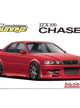 铸造模型 青岛社 1/24 丰田 Kunny'z JZX100 Chaser 改装版 06928