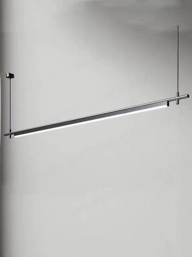 后现代极简风餐厅吊灯设计师定制吧台前台收银台办公室简约长条灯