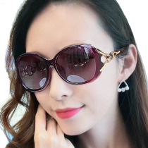 New net red sunglasses triều nữ Hàn Quốc kem chống nắng sunglasses round mặt sao chụp đường phố kính bảo vệ UV