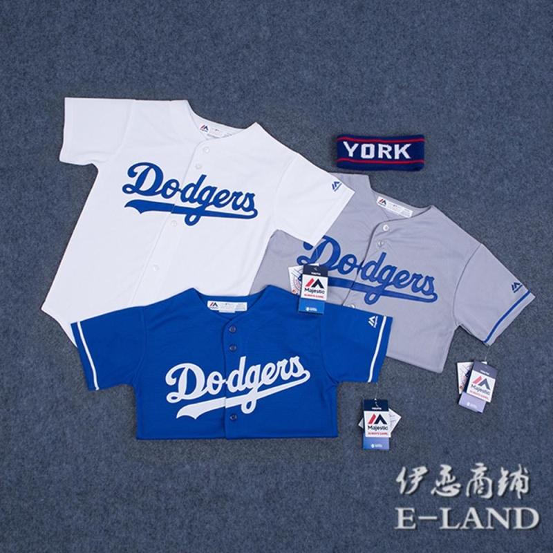 棒球服道奇队Dodgers街舞蹈服儿童装亲子装情侣运动服休闲短袖T恤在类目 运动服/休闲服装, 运动球服, 棒球服中 - 来自Buy2taobao.com提供专业的淘宝代购服务